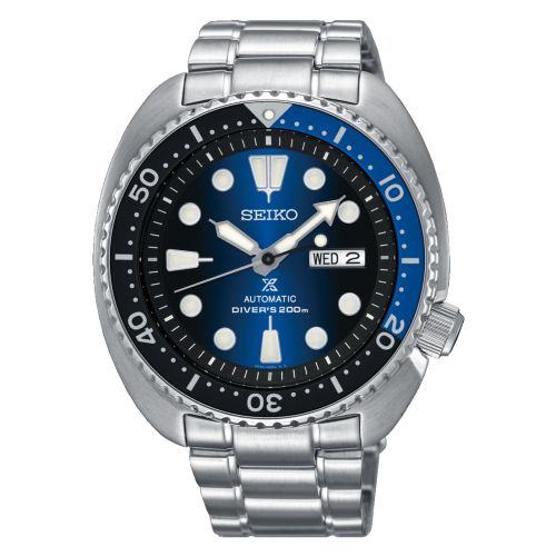 Seiko Prospex Diver Turtle Stainless Steel / Blue Gradient / Bracelet